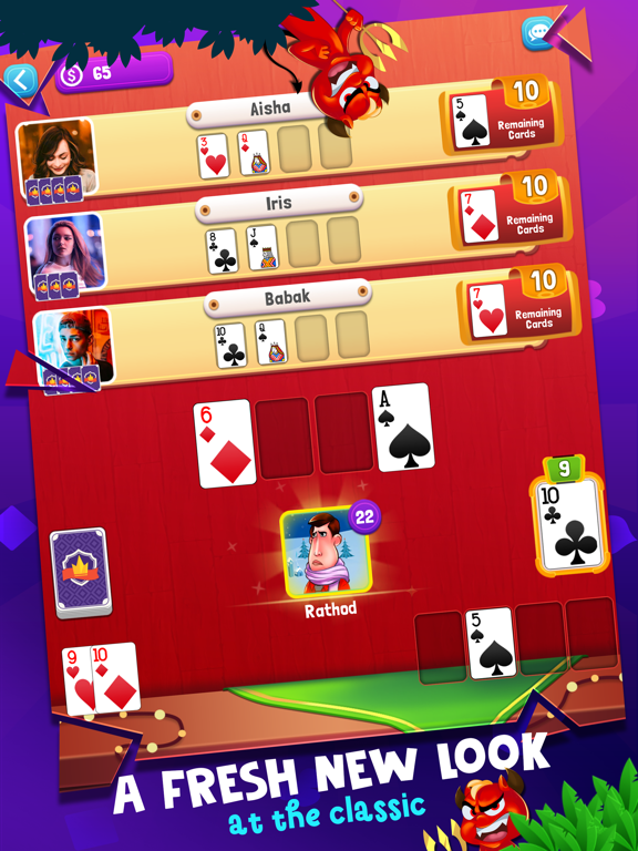 Spite & Malice - Card Game iPad screenshot 4 - Games app