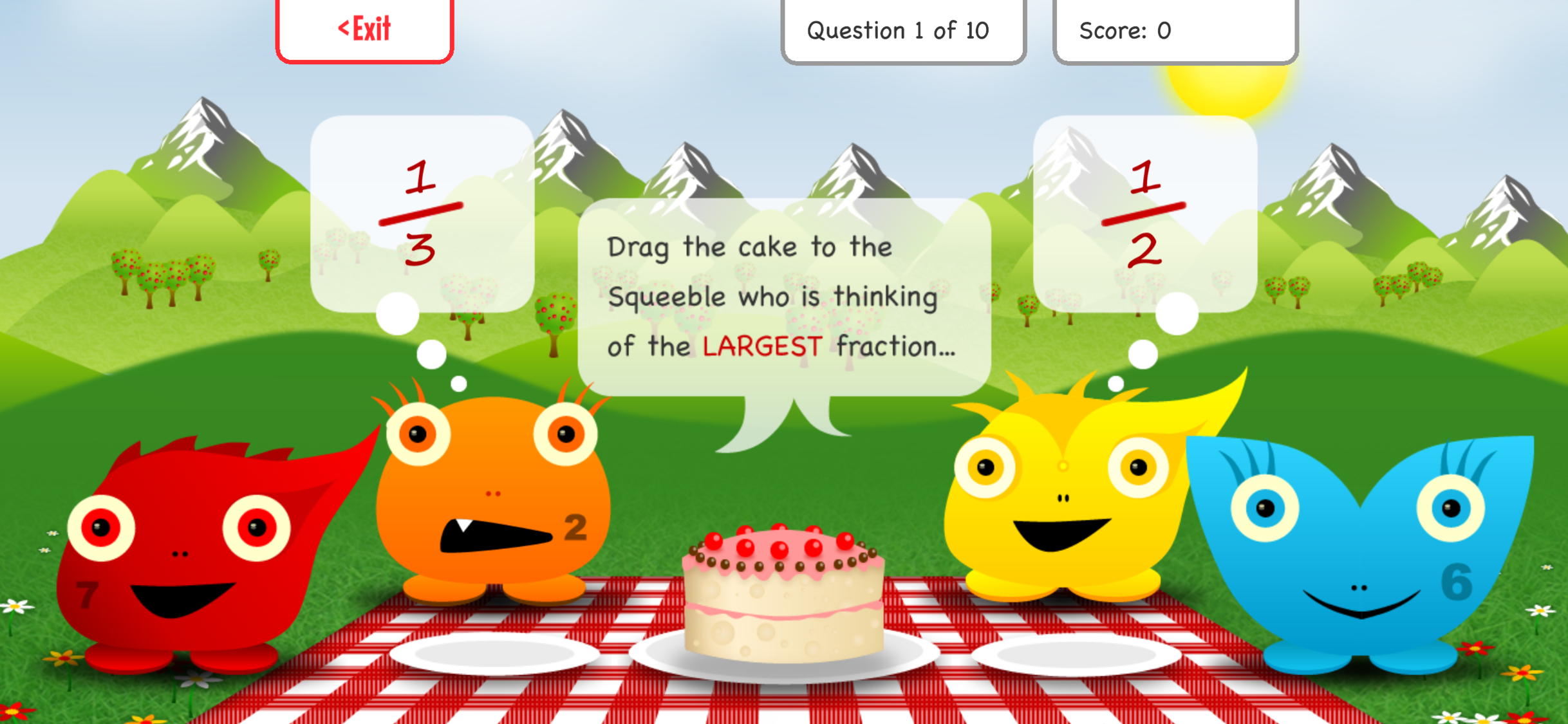 Squeebles Fractions