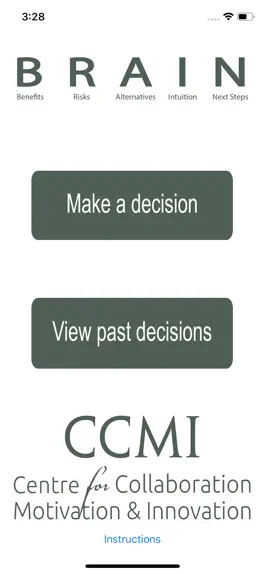 Game screenshot CCMI BRAIN Decision Making App mod apk