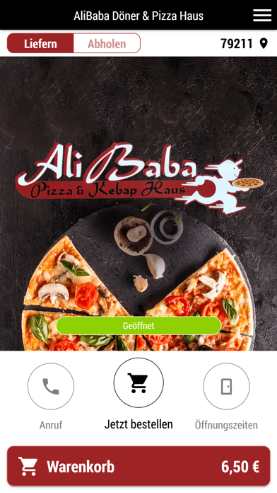 Screenshot #1 pour AliBaba Pizza + Kebab Haus