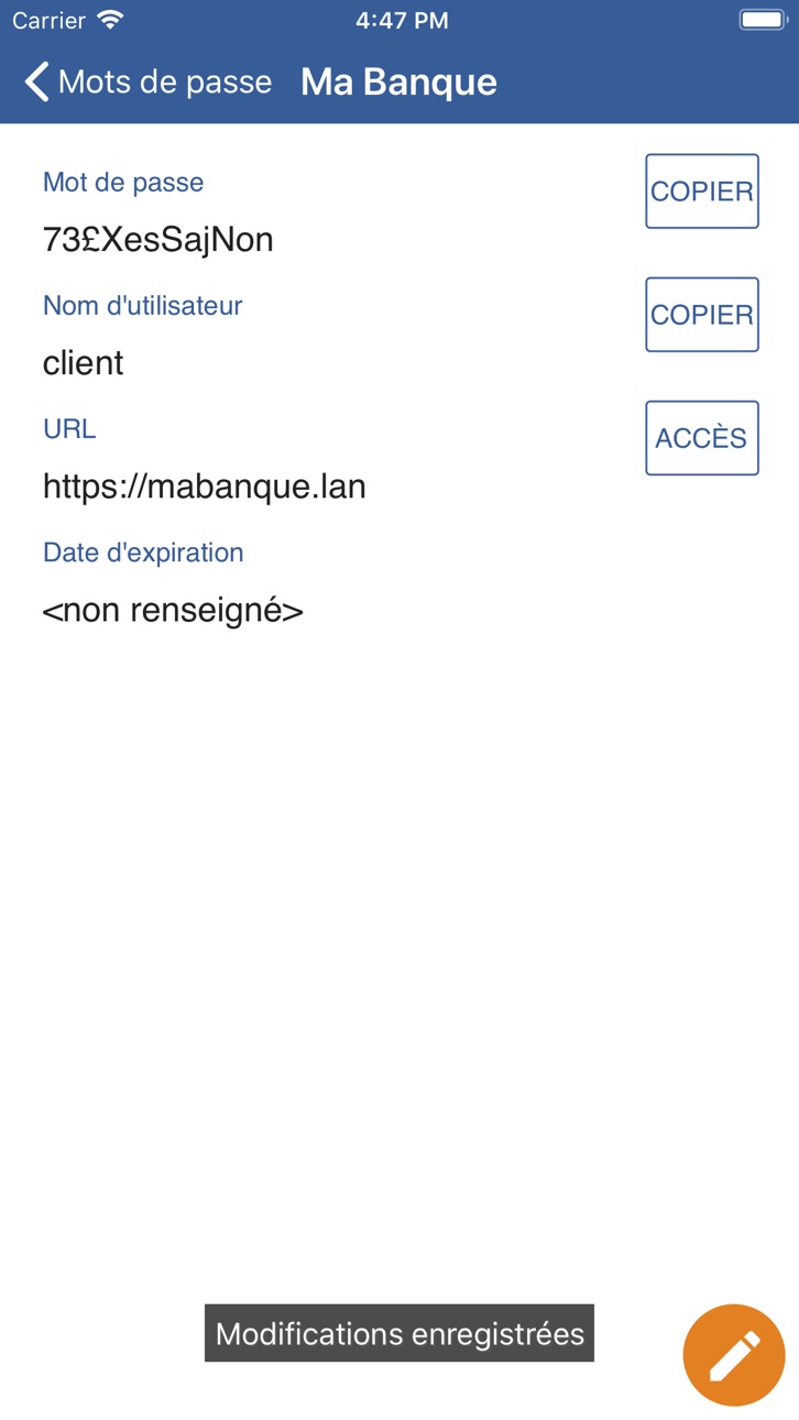 iPhone screenshot
