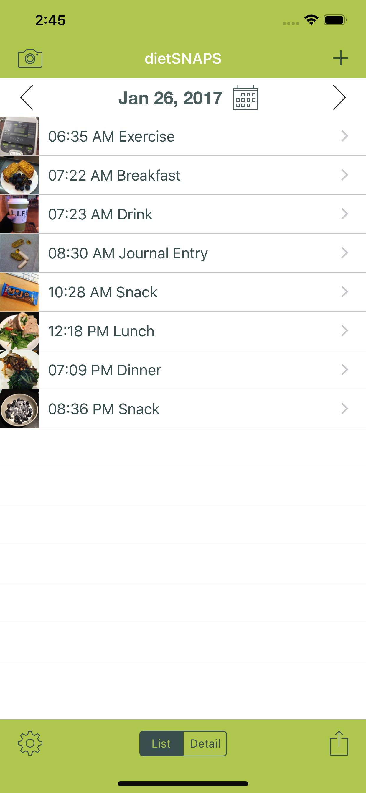 dietSNAPS screenshot 2