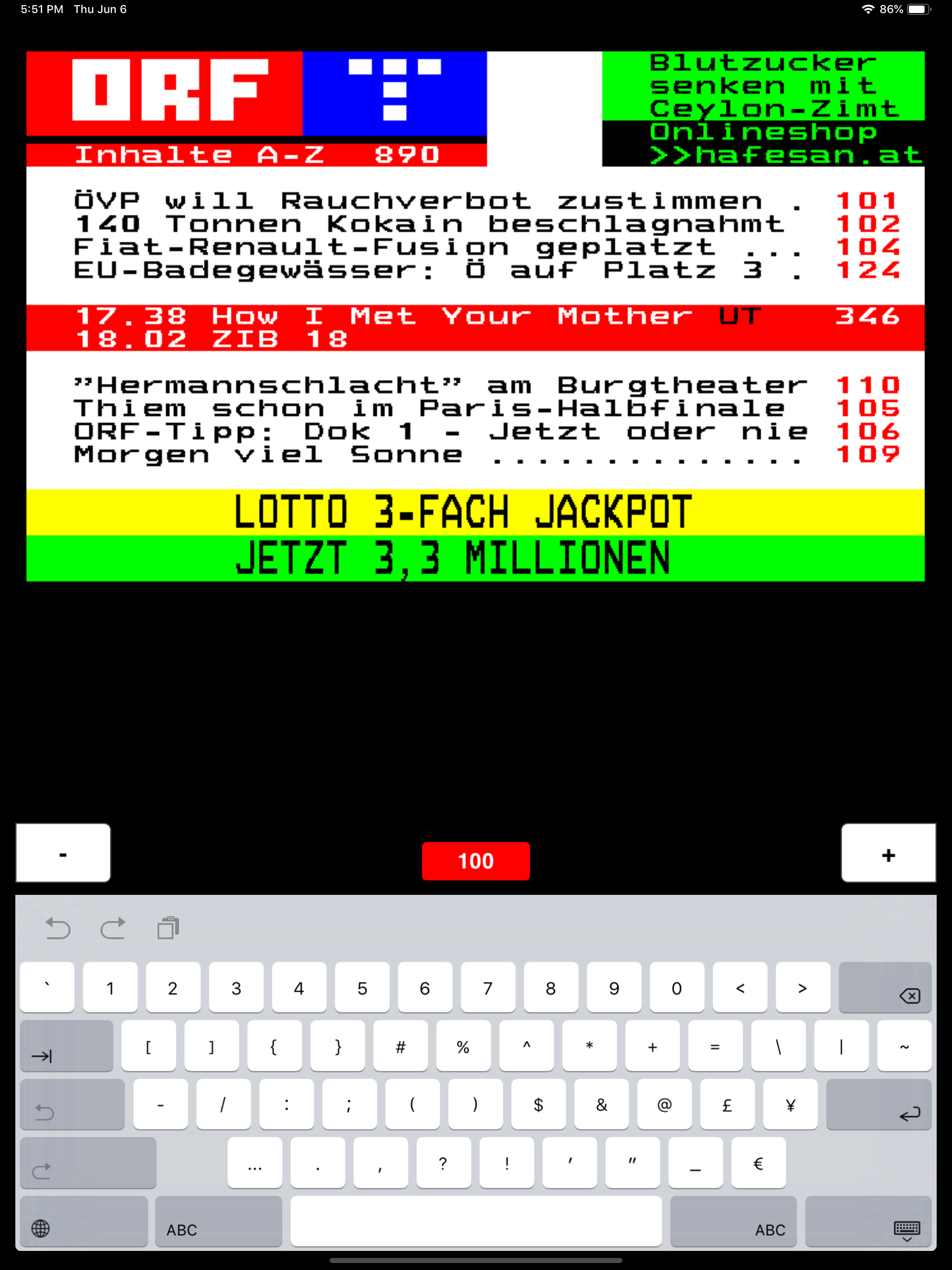 TeleGexx - ORF Teletext screenshot 4