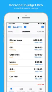 personal budget-pro iphone screenshot 1