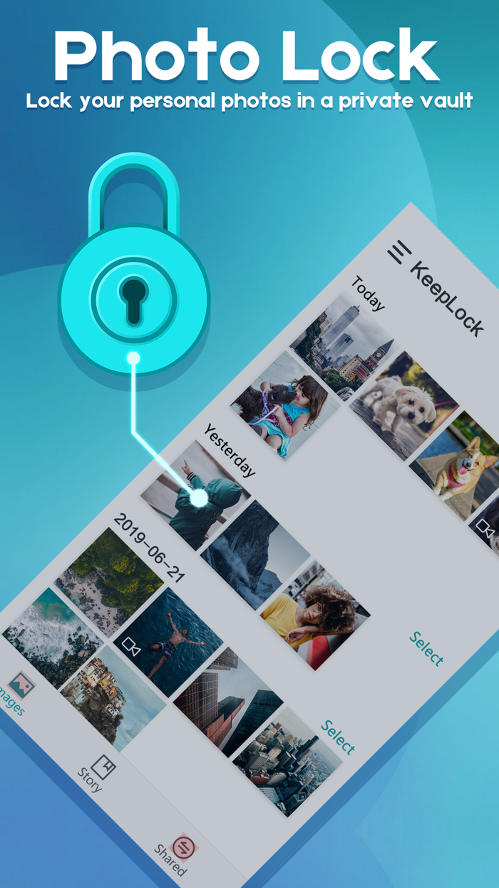 KeepLock-Share Photos Vault