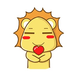 铋崴手机客户端-小狮子可爱贴图