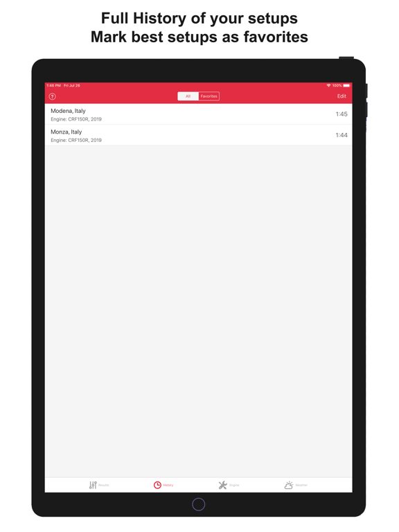 Jetting for Honda CRF 4T Moto iPad screenshot 8 - Sports app