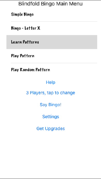 Screenshot #2 pour Blindfold Bingo