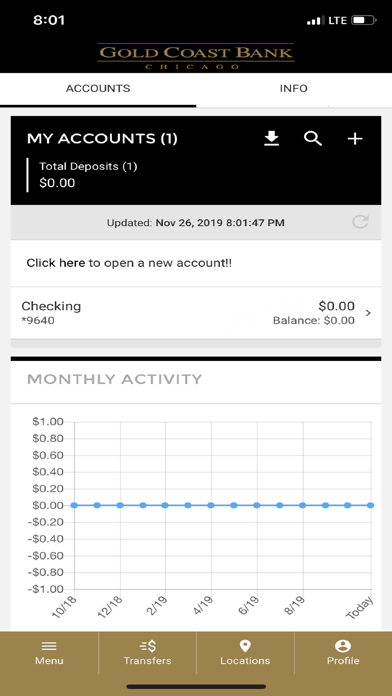 Gold Coast Bank Chicago Screenshot