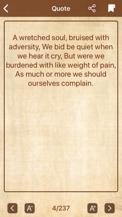 William Shakespeare Quote