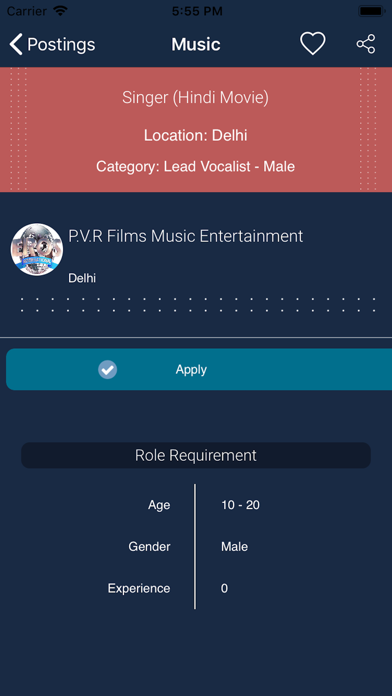 App screenshot