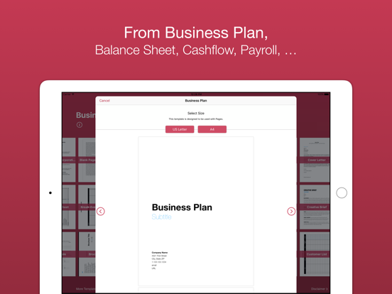 Screenshot #2 for Business Templates for Pages