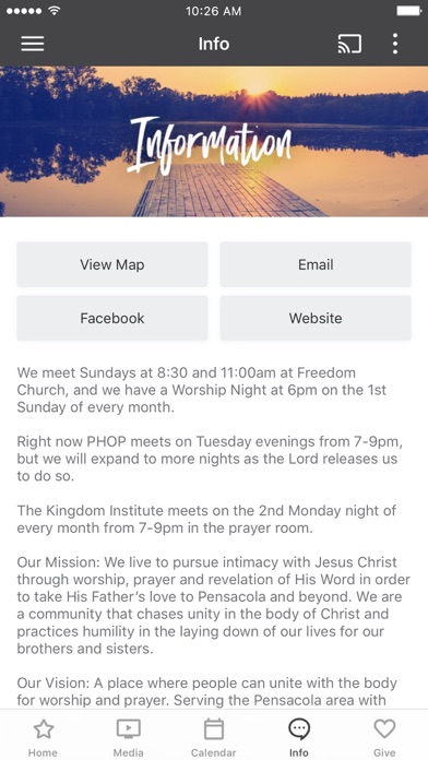 Freedom Church Pensacola Screenshot