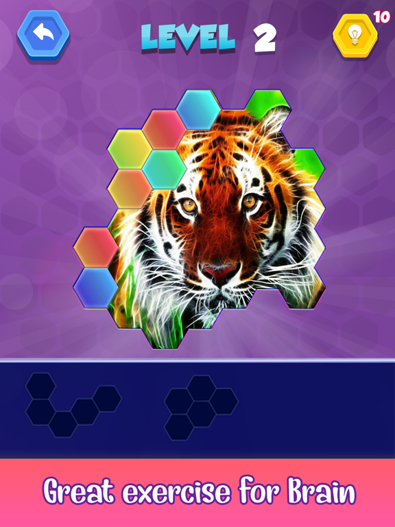 Screenshot #4 pour Jigsaw Hexa Puzzle Art