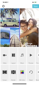 Onions for layout videos screenshot #1 for iPhone