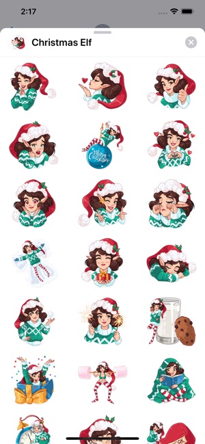 Christmas Elf Sticker Pack(圖1)-速報App
