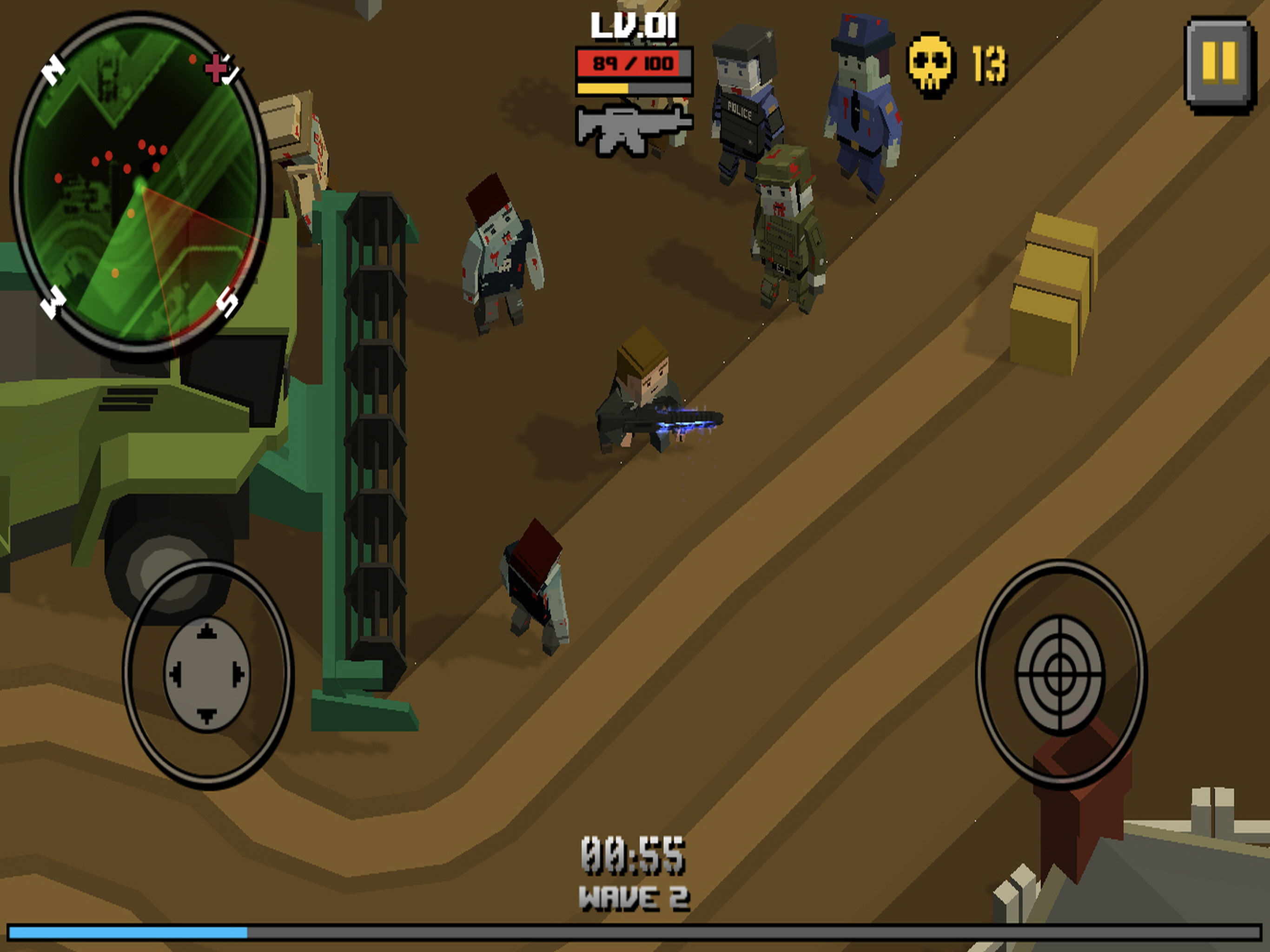 Pixel Zombie Frontier screenshot 10