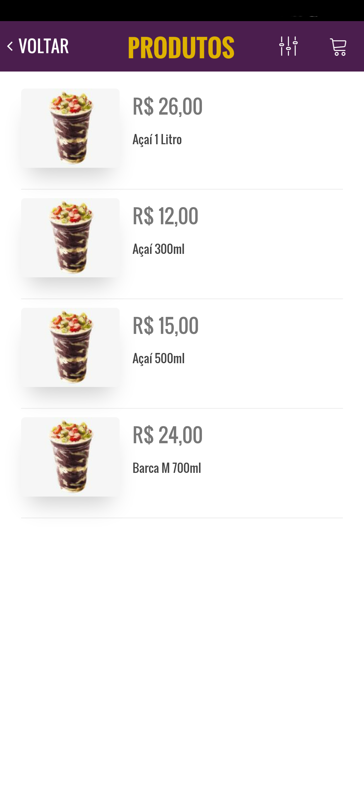 Point do Açaí 2m