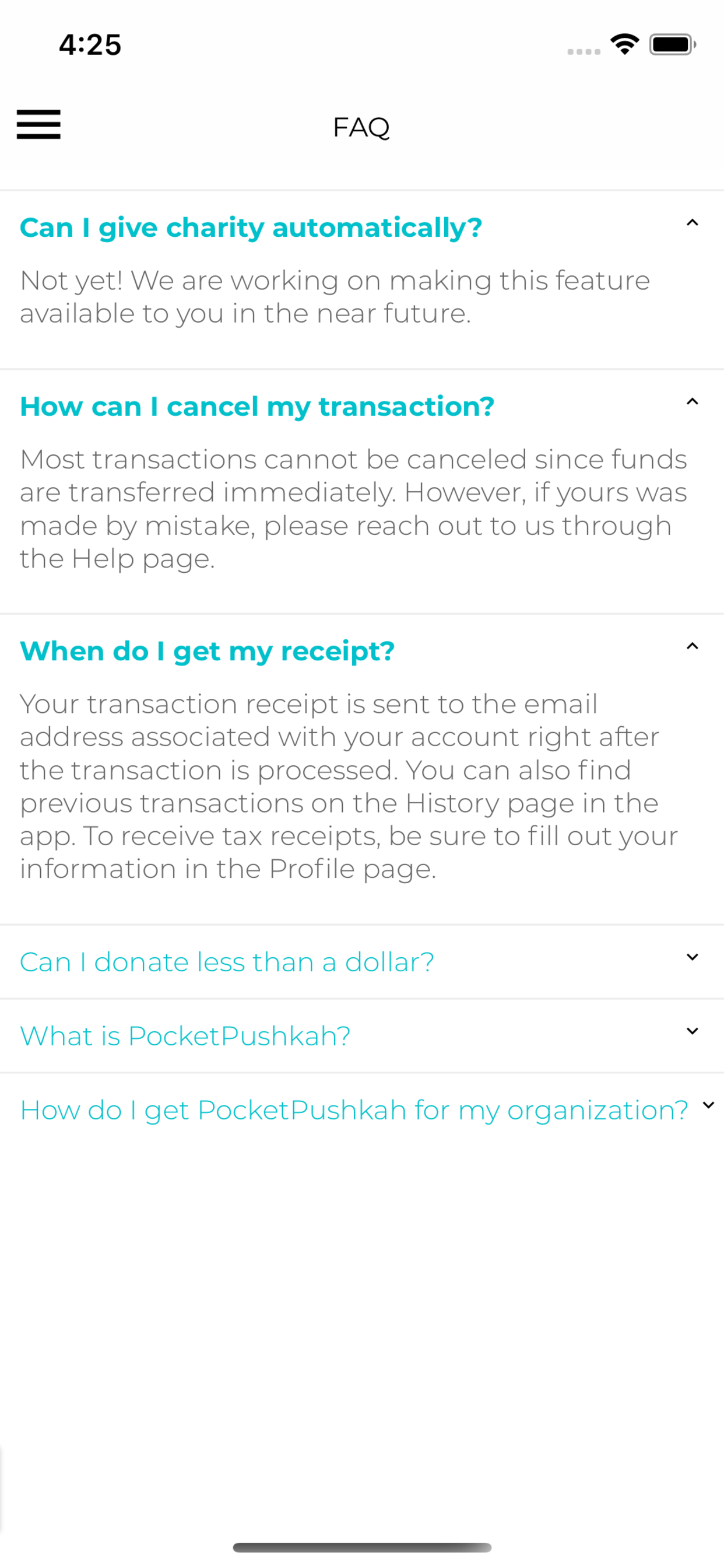 myTzedakah Pushka - Chabad NS