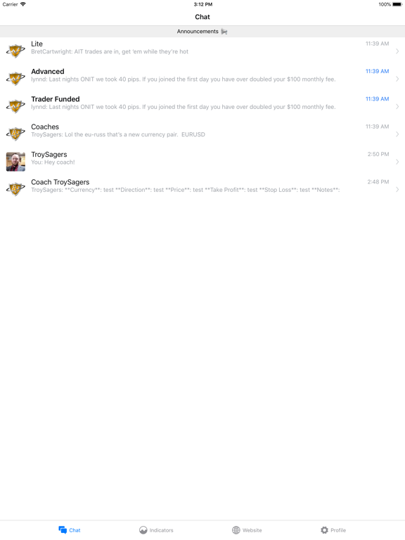 Screenshot #5 pour Trader Chat