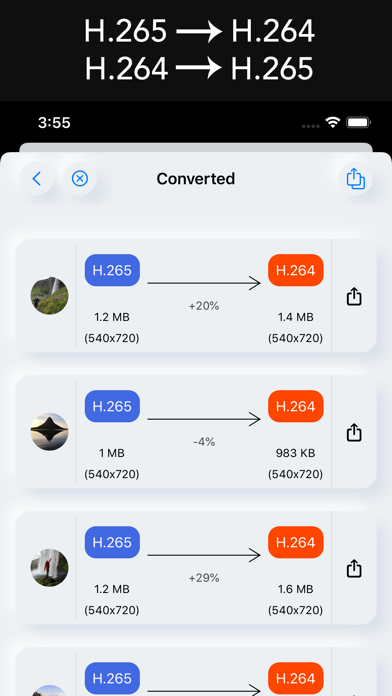 HEVC - Convert H.265 and H.264 Screenshot