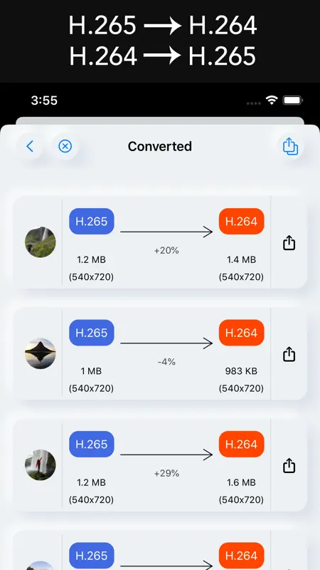 HEVC - Convert H.265 and H.264 screenshot 5 of 6