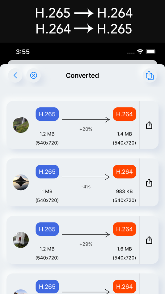 #5. HEVC - Convert H.265 and H.264 (iOS) 由: Dongwook Cho