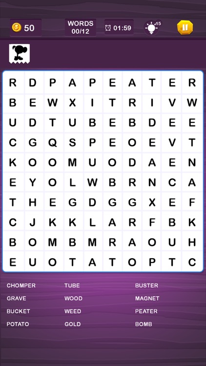 Word Search Characters