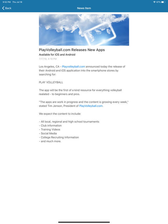 Play Volleyball iPad screenshot 5 - Sports app