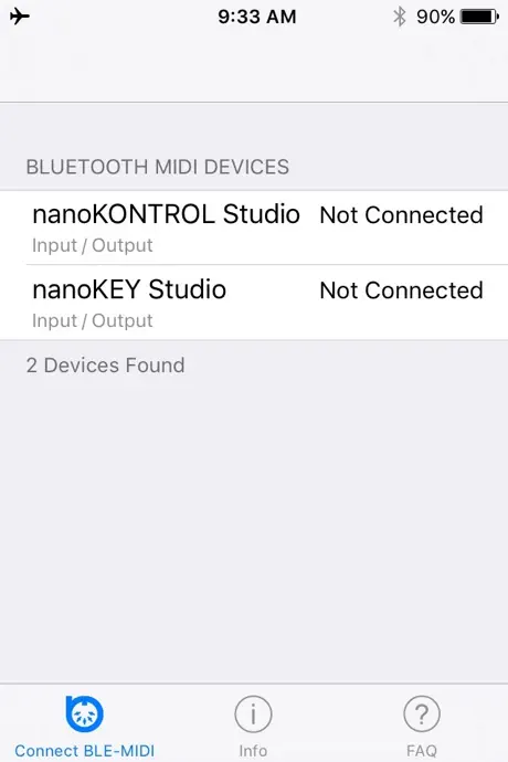 Bluetooth MIDI Connect