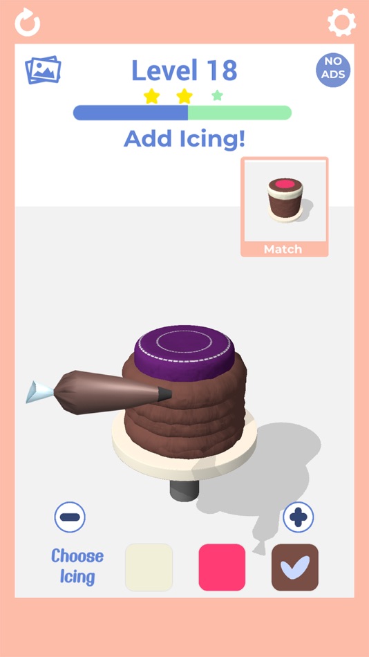 #9. Icing on the Cake (iOS) By: Lion Studios