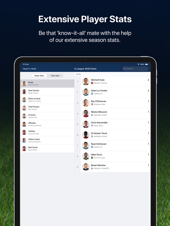 Screenshot #6 pour A-League Live for iPad