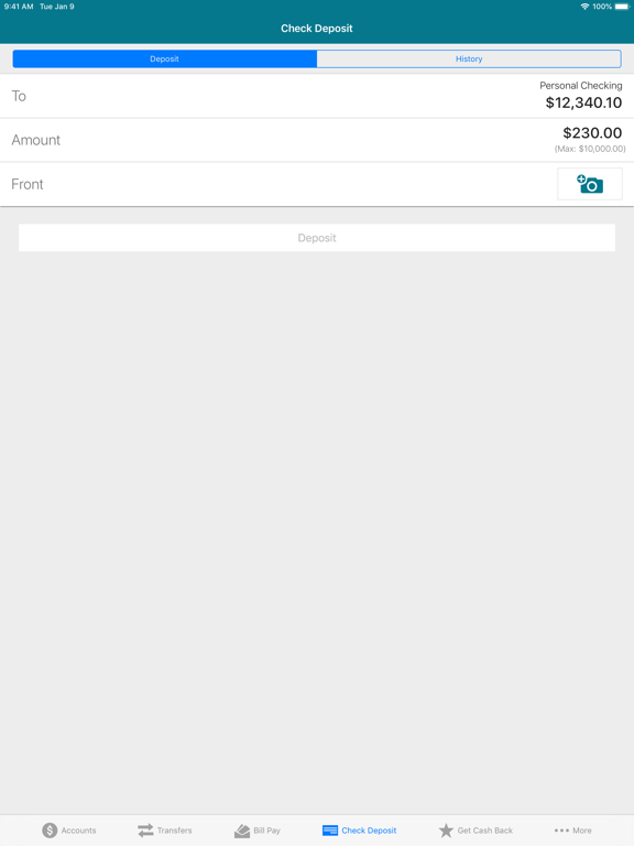 Hartford Federal Credit Union iPad screenshot 7 - Finance app