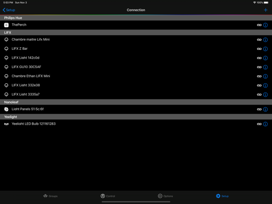 Thorlight for Philips Hue iPad screenshot 5 - Lifestyle app