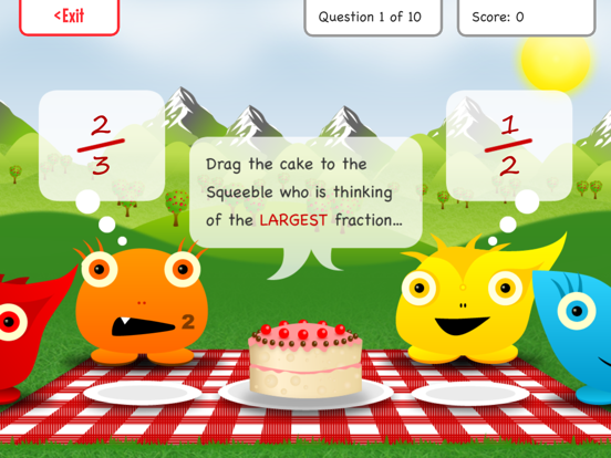 Screenshot #6 pour Squeebles Fractions