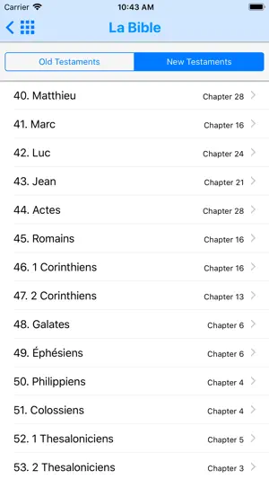The French Bible screenshot 2