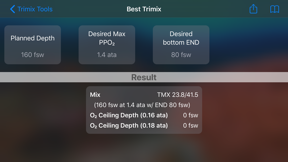 Trimix Tools screenshot