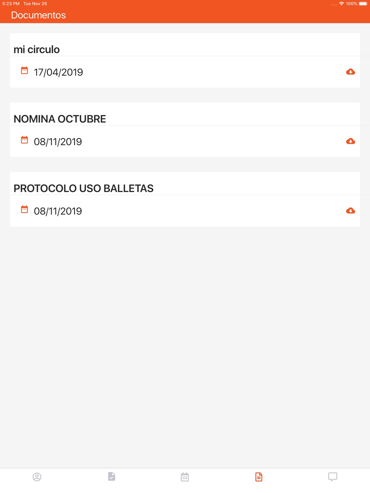 Screenshot 11 of Partes y Personal