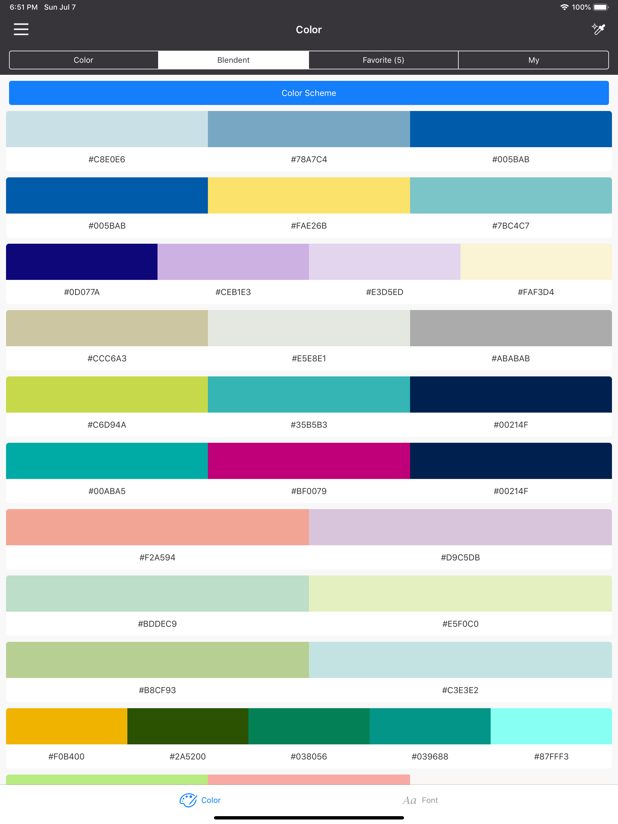 Color & Font