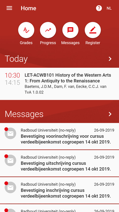 OSIRIS Radboud University Screenshot