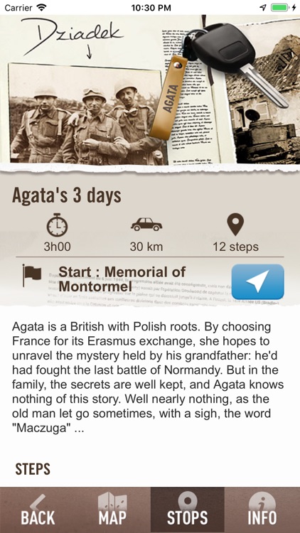 August 44 Falaise Gap Route