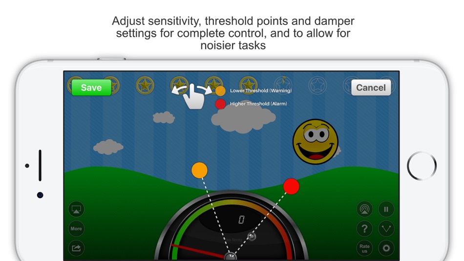 #5. Too Noisy Pro (iOS) Bởi: EDTECH MONSTER LIMITED
