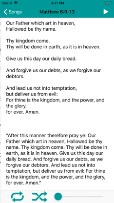 Bible Songs screenshot 2