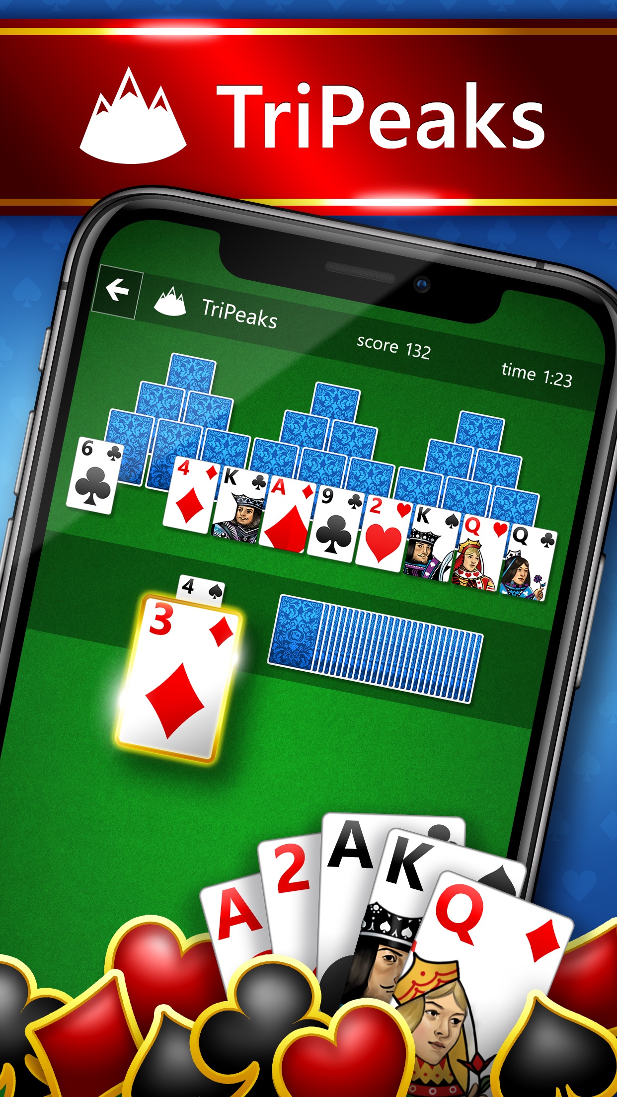 Screenshot do app Microsoft Solitaire Collection