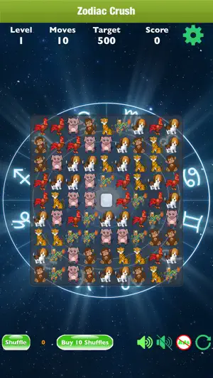 Zodiac Crush - Match 3 screenshot 1