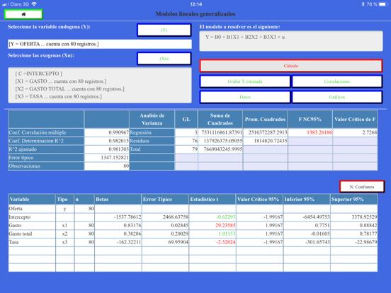 Screenshot #5 pour EconometricsNowWorld