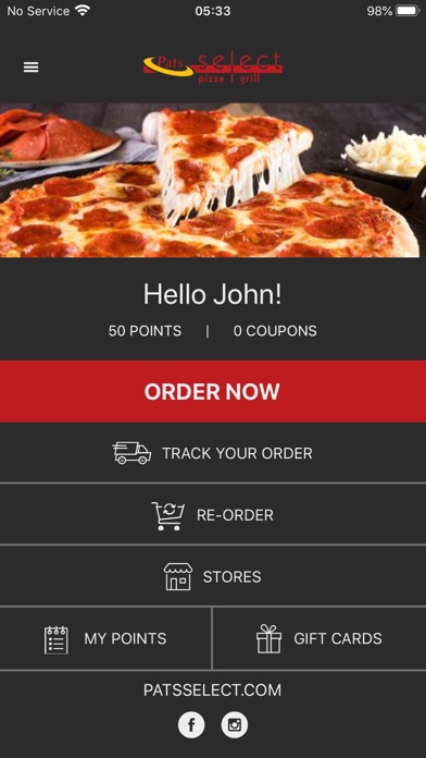 Select Pizza and Grill Screenshot