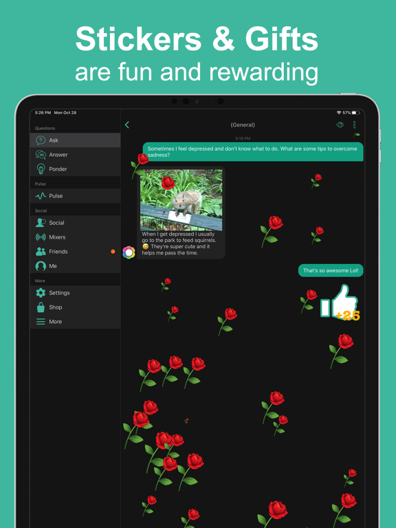 CoVerse - Advice and Chat iPad screenshot 6 - Lifestyle app