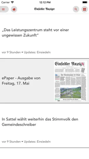 Einsiedler Anzeiger screenshot 2