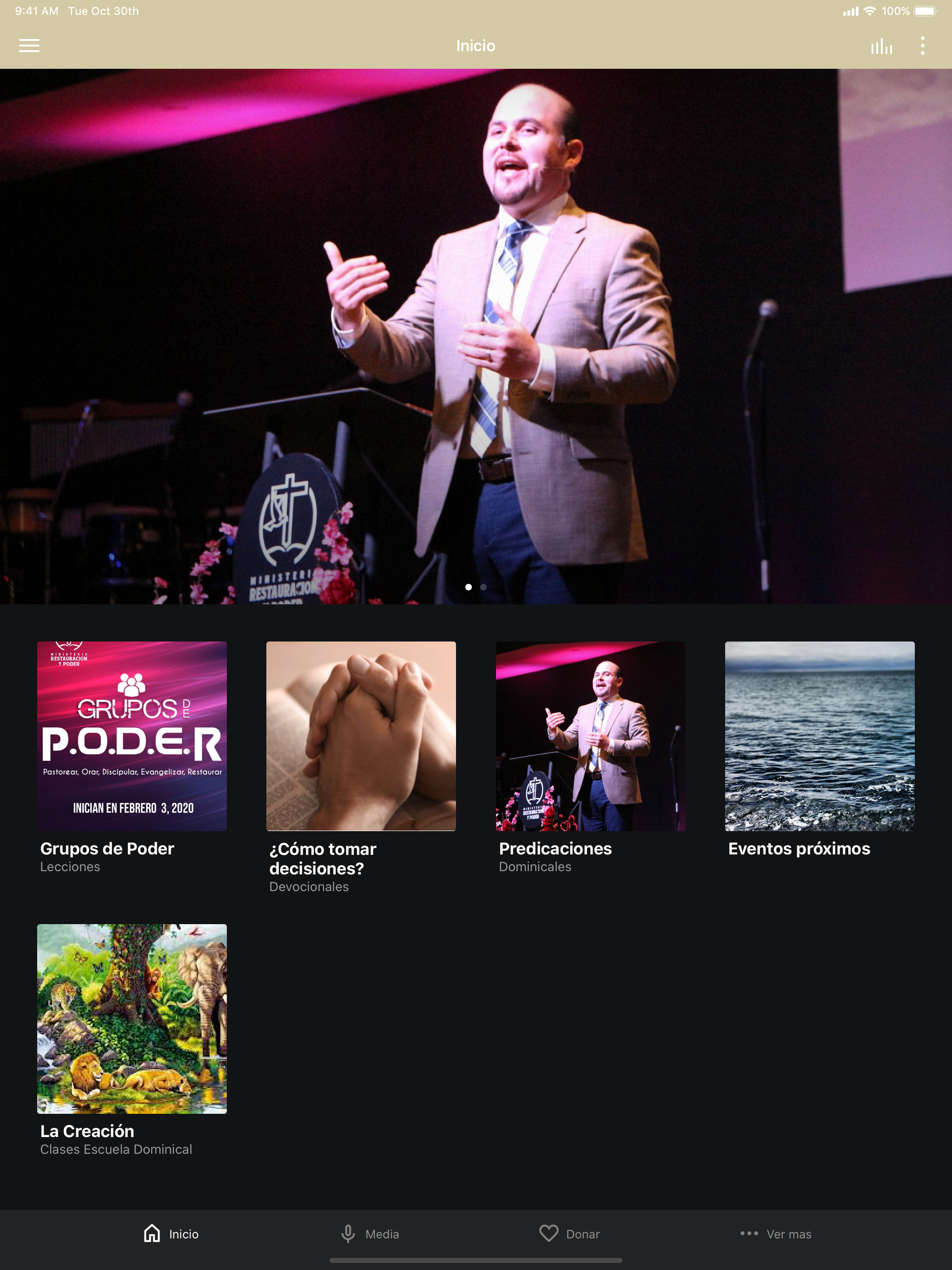 Ministerio Restauracion y Pode screenshot 4